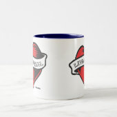 LiveJournal Tätowierung Zweifarbige Tasse (Mittel)