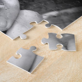 Livelächelndes tierischesSchwarz-weißes der mole Puzzle (Seite)