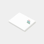 Livelachen-Tanz-Referendarquadrat Post-it Klebezettel (angewinkelt)