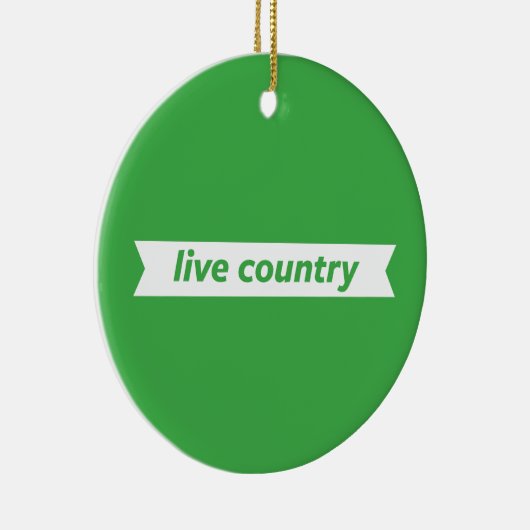 Liveland Keramik Ornament (Rechts)