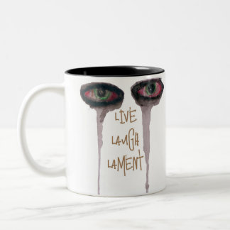 LiveLaughLament Zweifarbige Tasse