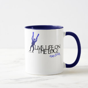 LIVEleben AUF DEM EDGE-AND STEIGEN AN Tasse
