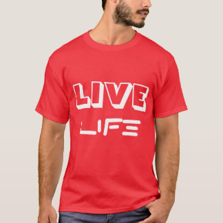 LIVEleben - rote/weiße T T-Shirt
