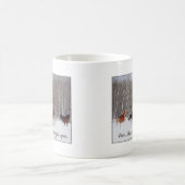 Liveleben ..... wie jemand verließ das Tor offen! Kaffeetasse (Mittel)