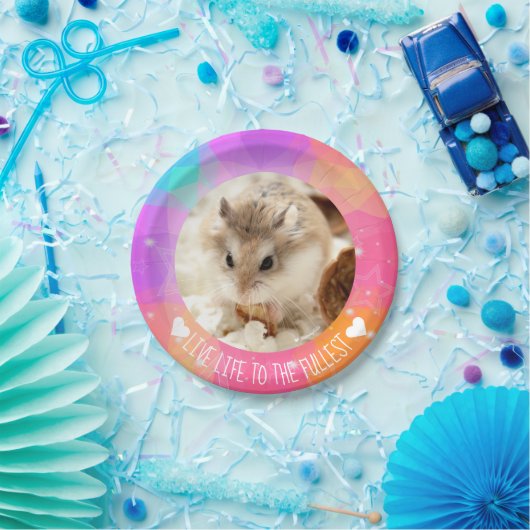 Liveleben zum vollsten - Hammyville Hamster Pappteller (Party)