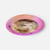 Liveleben zum vollsten - Hammyville Hamster Pappteller (Schrägansicht)