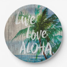 LiveLiebe-Aloha Palme-Strand-Zeichen