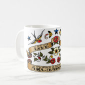 LiveLiebe-Archäologie Kaffeetasse (Vorderseite Links)