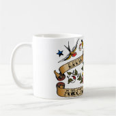 LiveLiebe-Archäologie Kaffeetasse (Links)