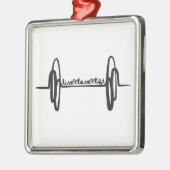 LiveLiebe-Aufzug-Bar-Schwarzes Silbernes Ornament (Links)