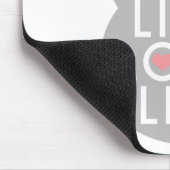 LiveLiebe-Aufzug Kettlebell Mousepad (Ecke)