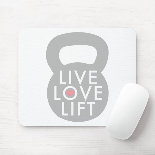 LiveLiebe-Aufzug Kettlebell Mousepad (Mit Mouse)