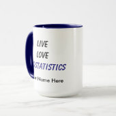 LiveLiebe-Biostatistik Tasse (Vorderseite Links)
