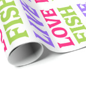 LiveLiebe-Fische hell Geschenkpapier (Rolleneckpunkt)