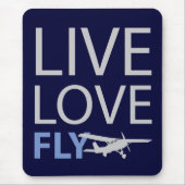 LiveLiebe-Fliege Mousepad (Vorne)