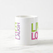 LiveLiebe-Lachen Kaffeetasse (Mittel)