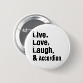 LiveLiebe-Lachen und Akkordeon Button (Vorne & Hinten)