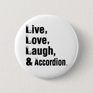 LiveLiebe-Lachen und Akkordeon Button