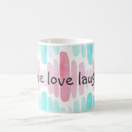 LiveLiebe-Lachenwatercolor-Tasse Kaffeetasse