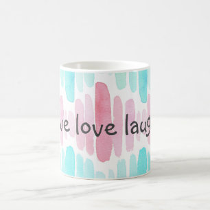LiveLiebe-Lachenwatercolor-Tasse Kaffeetasse