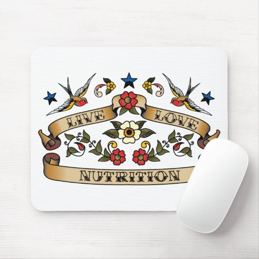 LiveLiebe-Nahrung Mousepad (Mit Mouse)