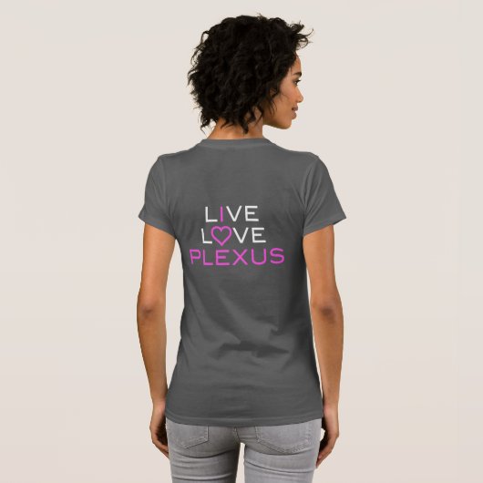 LiveLiebe-Plexus T-Shirt (Schwarz voll)