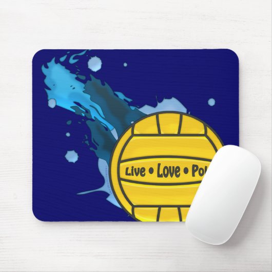 LiveLiebe-Polo - Wasser-Polo Mousepad (Mit Mouse)