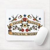 LiveLiebe-Sozialarbeit Mousepad (Mit Mouse)