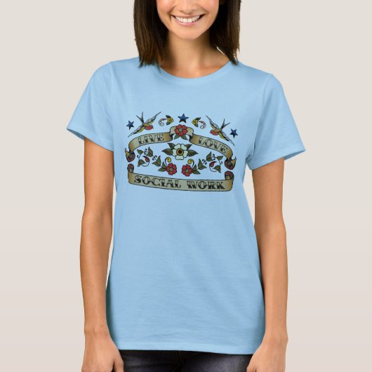 LiveLiebe-Sozialarbeit T-Shirt (Vorderseite)