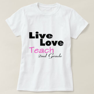 LiveLiebe unterrichten 2. Grad (Rosa) T-Shirt