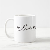 LiveLiebelachen Tasse (Links)