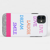LiveLiebelachen-Traumlächeln Case-Mate iPhone Hülle (Rückseite (Horizontal))