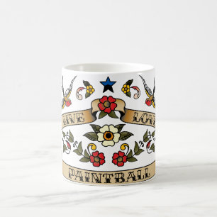 LiveLiebePaintball Kaffeetasse