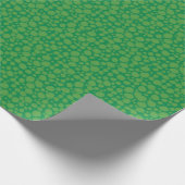 Lively Green Dot Patterns for Organic Design Geschenkpapier (Ecke)