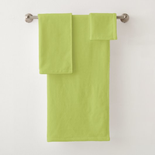 Lively Lime Green Badhandtuch Set (Insitu)