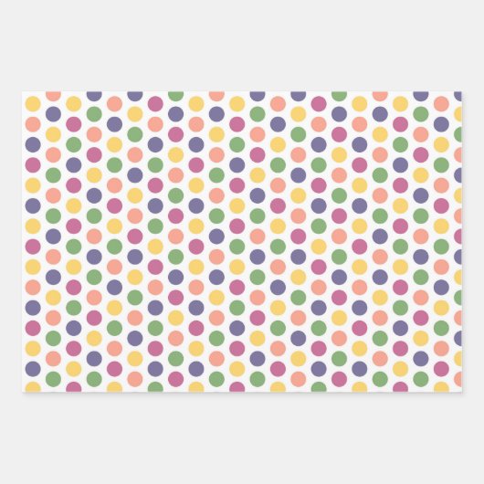 Lively Pink, Yellow, Green, Blue, Orange Combo Geschenkpapier Set (Vorderseite 3)