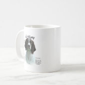 Liver Brittany Spanische Geschichte Kaffeetasse (Vorderseite Links)