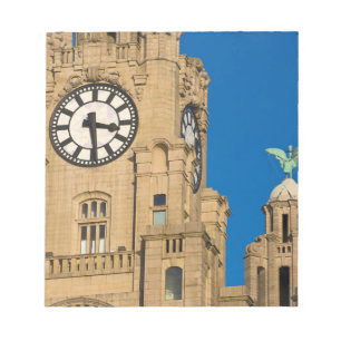 Liver Building, Liverpool, Merseyside, England Notizblock