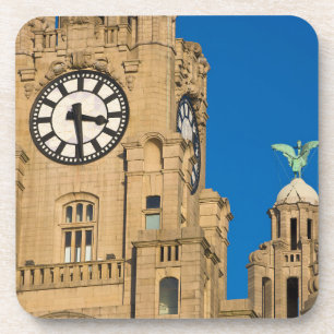 Liver Building, Liverpool, Merseyside, England Untersetzer