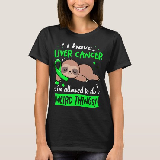 Liver Cancer Awareness Month Ribbon Gifts T-Shirt (Vorderseite)