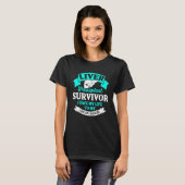 Liver Transplant Survivor Life Organ Organ Warrior T-Shirt (Vorne ganz)