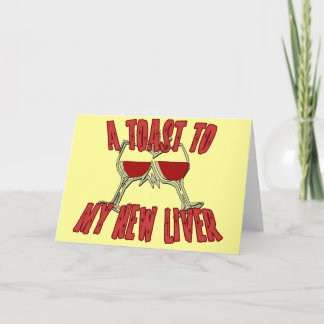 Liver Transplantation erhalten gut Geschenke Karte