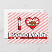 Livermore, CA Postkarte (Vorne/Hinten)