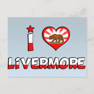 Livermore, CA Postkarte