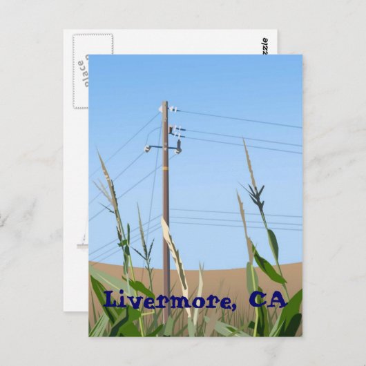 Livermore Postkarte (Vorne/Hinten)