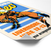 Livermore Rodeo Vintag Wall Art 1933 Poster (Ecke)
