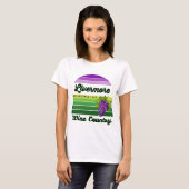 Livermore Wine Country Purple Green Stripes Grapes T-Shirt (Vorne ganz)