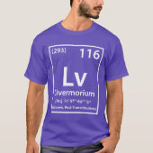 Livermorium-Element (weiß) T-Shirt (Vorderseite)