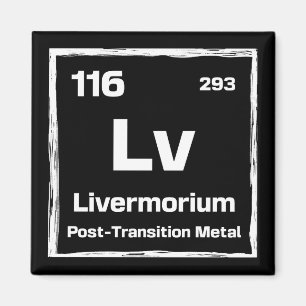 Livermorium (Lv) - Periodensystem der Elemente Magnet