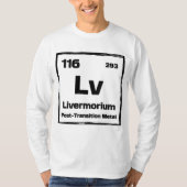 Livermorium (Lv) - Periodic Table of The Elements T-Shirt (Vorderseite)